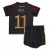 Duitsland Mario Gotze #11 Babykleding Uitshirt Kinderen WK 2022 Korte Mouwen (+ korte broeken)